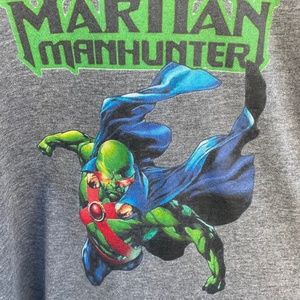 MARTIAN MANHUNTER DC Comics Licensed Adult Heather T-Shirt All Sizes